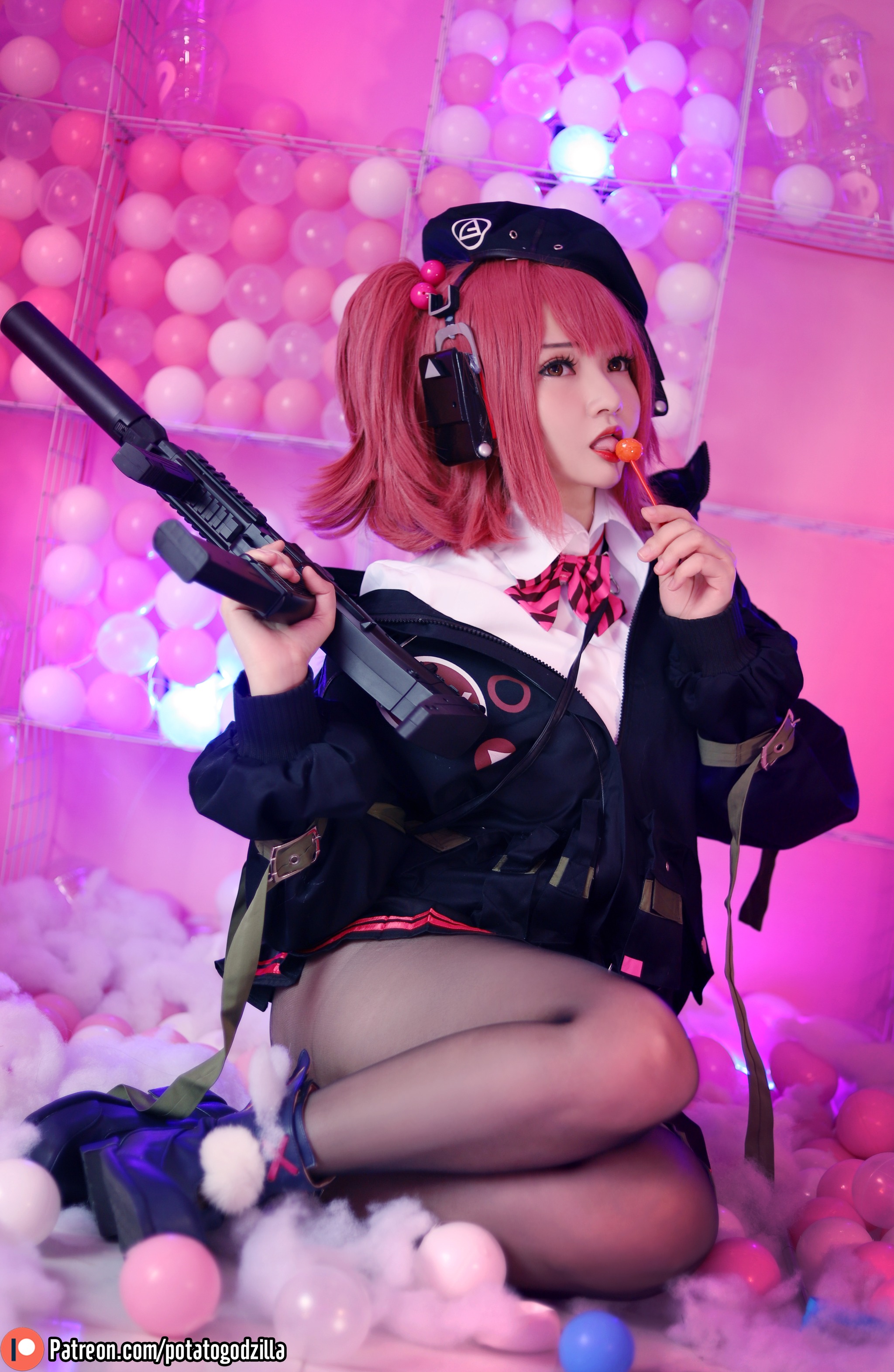 图片[1]-Potato Godzilla – NO.019 MP7 (Girls Frontline) [41P]-XikXak